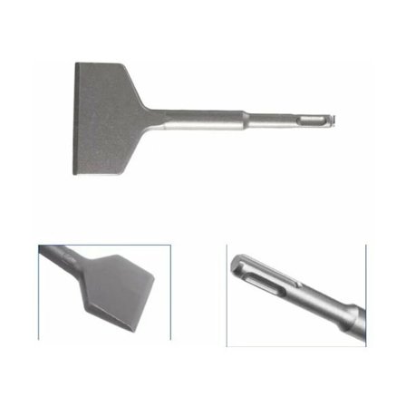 Flis meisel flat meisel, vinklet 165 x 75mm profesjonell bred meisel for fliser