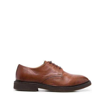 Brunello Cucinelli, Lace Up Shoes Bruin, Heren, Maat:41 EU