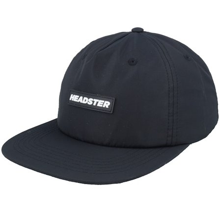 Kinder Headster - Schwarz snapback Cap - Kinder Lazy Bum Unstructured Black Snapback @ Hatstore