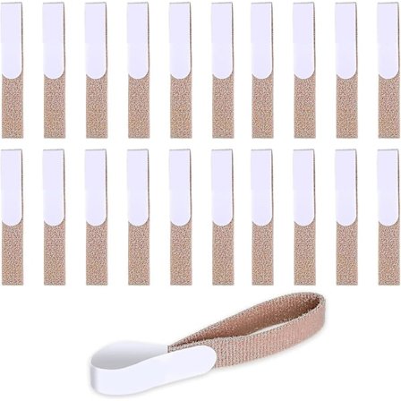 Buddy Tape Fingerstropper - 10-pak Khaki Stoff Fingerbandasjer