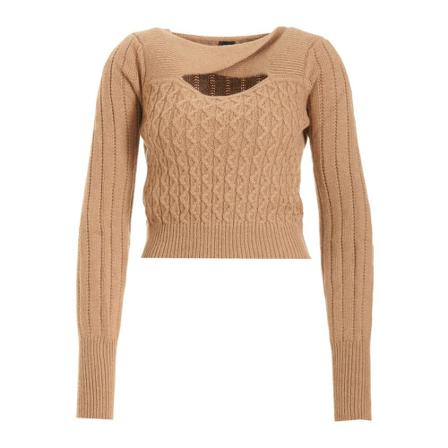Pinko, Jumper Beige, Dames, Maat:XS