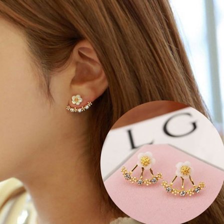 1 Par Mode Krysantemum Örhängen Dam Blomster Örhängen Par