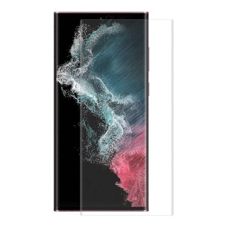 HAT PRINCE Kattava Kaareva Näytönsuoja Galaxy S22 Ultra