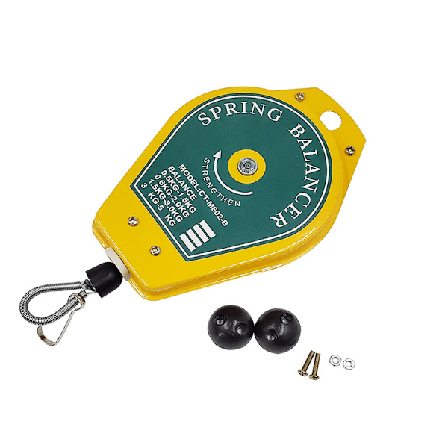 Fjäderbalansfäste för upphängning, infällbart, 3-5 kg, väggmonterad remskiva