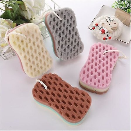 Badsvamp Duschsvamp Lugnande kroppssvamp för rengöring