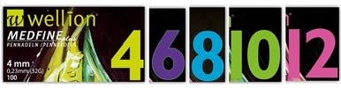 Ago per Penna da Insulina Wellion Medfine Plus 4 32 Gauge