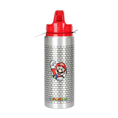 Aluminium Sports Vandflaske Super Mario