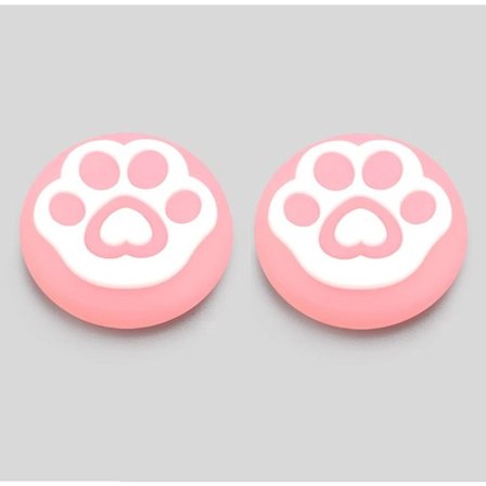 Go Go Gadget - Tumgrepp - Lämpliga för Playstation, Switch och Xbox - Kattassar - Rosa/Vit