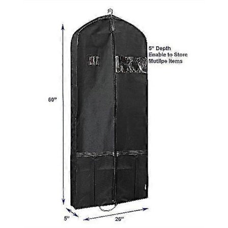 60-tommers kraftig dragtpose til jakkesæt, smokinger, kjoler, frakker