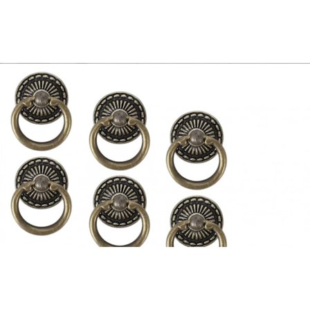 Pieces Vintage Møbelgreb Vintage Skuffegreb Skabsdørgreb, Kommode Antik Greb Retro Skuffe Zink Legering Bronze Greb