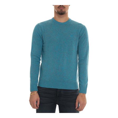 Harmont & Blaine - Stickade Tröjor - Blå - Herr - Storlek: 4xl, Herr, Storlek: 4XL