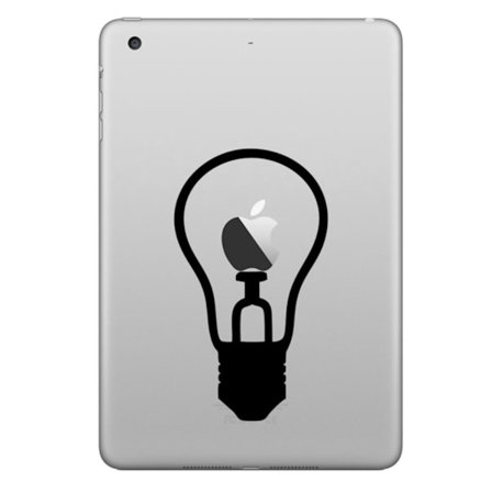 HAT PRINCE Snygg Chic Dekal Klistermärke till iPad etc - Bulb