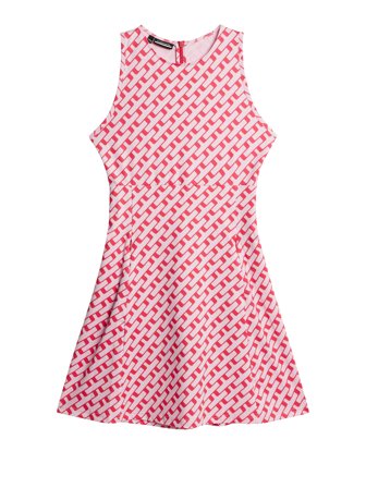 J.Lindeberg - Golf - Cora Print Dress - Pink - Femme - XL