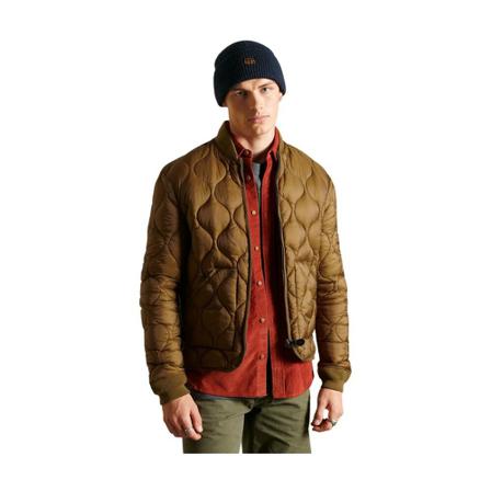 Superdry Liner Bomber Jacket , Bruin , Heren , Maat: L