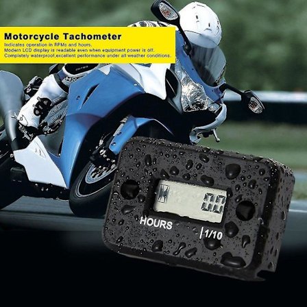 Vandafvisende Digital Timer LCD Display Motorcykel