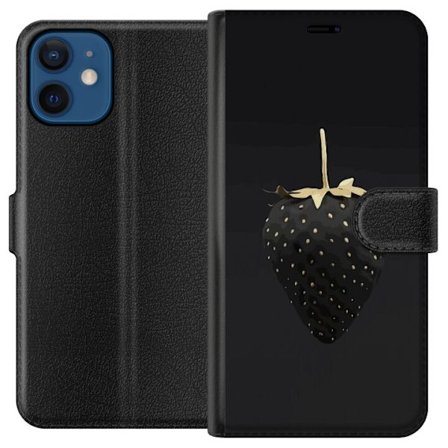 Kompatibelt Plånboksfodral till Apple Apple iPhone 12 mini Lyxig Jordgubbe