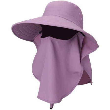 IC Hem Prefer Herrar UPF 50+ Solskyddsmössa Fiskehatt med Bred Brätte och Nackklaff