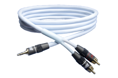 SUPRA 1001900768 Lydkabling hann/hann, for stereo 4 m, Stikkontakter & kabler