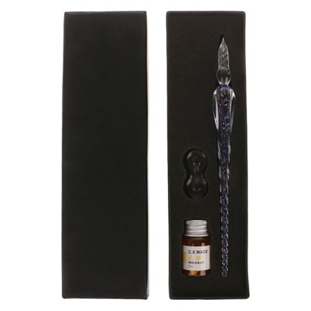 Luminous Glass Dip Fyllepenn Signature Ink Business Gave Kontorrekvisita Ring