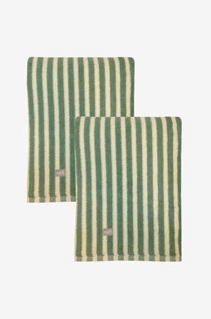Redlunds - Brighton frotté 90x150 2-pakning - Grønn - Håndklær - 90X150 - Fra Homeroom