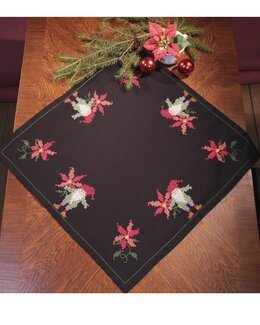 Broderikit Duk Tomtar & Blomster - Västgöta Broderi