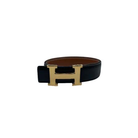 Hermès Vintage, Pre-owned Leather belts Zwart, Dames, Maat:ONE Size,leer
