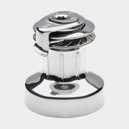 Cabrestante de escota Andersen Full Stainless 40ST FS, autovirante, de 2 velocidades, acero inoxidable, apto para cabo de Ø8 - 14 mm