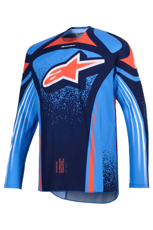 Bluza Cross Alpinestars Techstar Nomur Granatowy/Pomarańczowy/UCLA Blue S