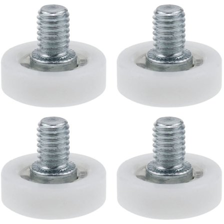 19mm Skab Skuffe Ruller Hvid Leje Nylon Lille Remskive