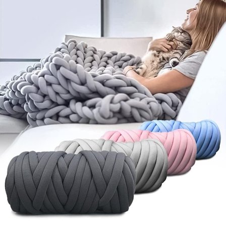 Tykt garn til håndstrikk og armstrikk - Perfekt