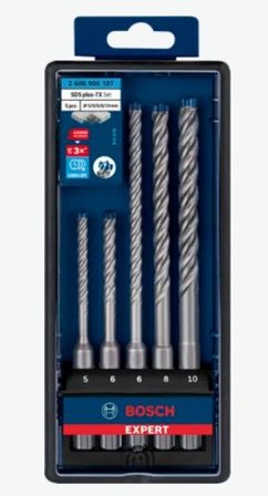 Bosch EXPERT Hammer Bits SDS plus-7X 5pcs Set
