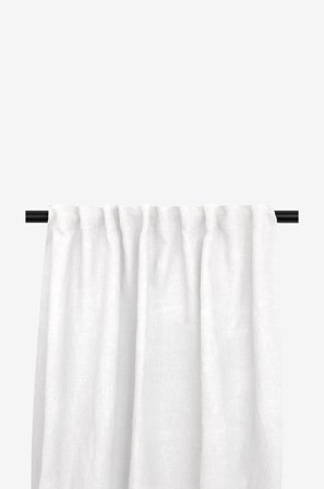 Eightmood - Gardin Lily - Hvid - Gardinfag med rynkebånd - 132X250 - Fra Homeroom