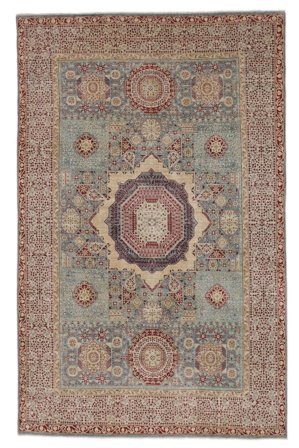 Mamluk Matta Modern Brun/Orange (Ull, )