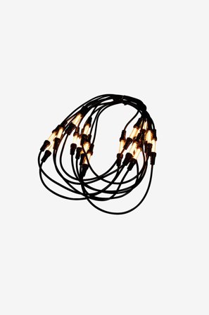 Konstsmide - Flagstang lys sæt, 100 LED 600cm - Sort - Lyskæder - Fra Homeroom