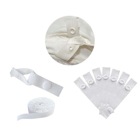 Dynetrekk-fester for å holde dynen på plass, Dynetrekk-klemmer på innsiden, Triks for å holde dynetrekket på plass, Dyne