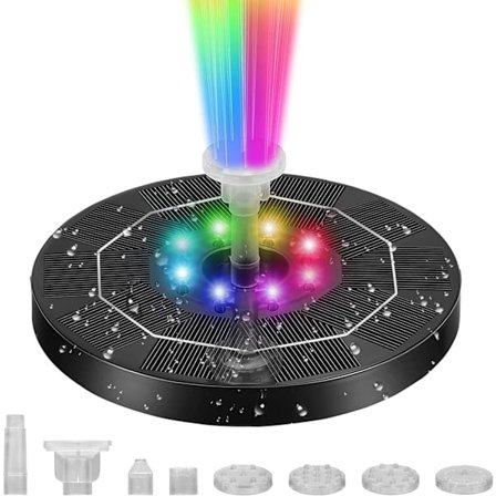 RYI_Solcelledrevet fontene Vannfontene LED / Vannpumpe-WELLNGS-4-