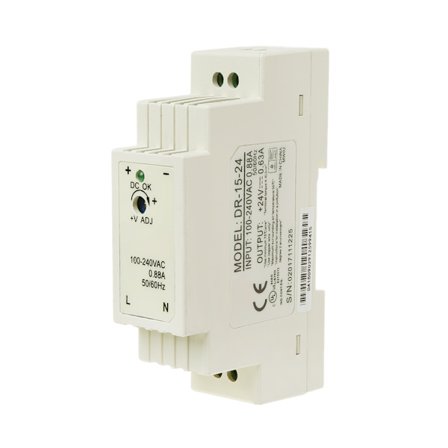 DR-15W Industriel DIN-skinne Switching Strømforsyning 5V 12V 15V 24V