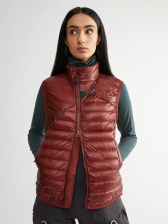 Klättermusen Lopt Weste Damen - Madder Red - Women's - XXS