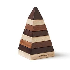 Kids Concept Brown NEO Pyramide Stacking Toy 12 months - 5 years - First toys and baby toys - 12 months - 5 years - Brown - Junge - Building blocks