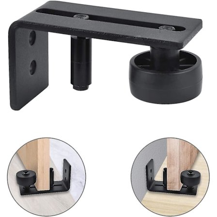 Sliding Door System Running Rail, Floor Guide Sliding Door, Adjustable Floor Roller Guide With Screws, Very Suitable For All Sliding Doors