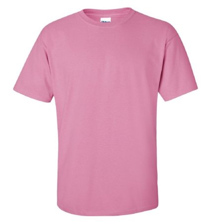 Gildan Mens Ultra Cotton Kortärmad T-shirt M Azalea