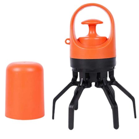 Integrert pose dispenser for utendørs rengjøring av kjæledyravfall, hund- og kattebæsj scoop, innebygd poseholder, potetrykk søppel scoop