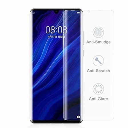 P30 Pro Skärmskydd 9H Nano-Soft Screen-Fit HD-Clear