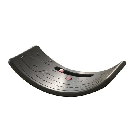 Balansbräda i plast för barn, 50 kg, 110,2 lb, inomhusträning, födelsedagspresent, svart