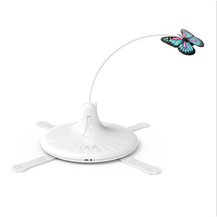 Elektrisk katt leksak helt automatisk roterande fjäril katt retande interaktiv katt maskin husdjur katt fjäril maskin