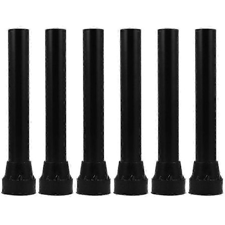 6 st Trampolinben med dyna, rostfritt stål, trampolinbenrör, trampolindel