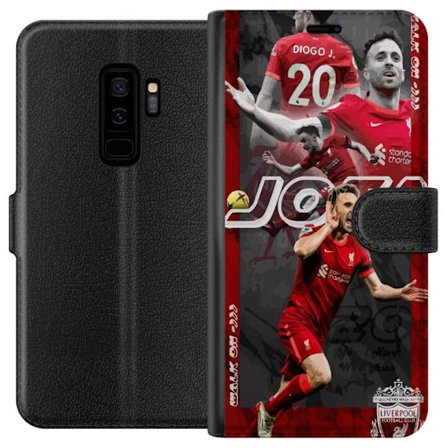 Kompatibelt Plånboksfodral till Samsung Samsung Galaxy S9+ Liverpool Diogo Jota nr 20 fotboll affisch Portugalsk anfallare Röda spelare Premier Leag