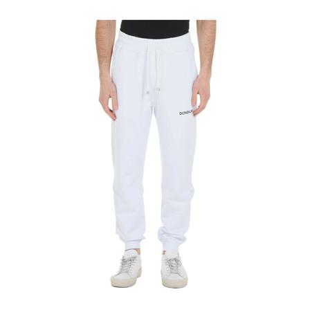 Dondup, Trousers with logo Wit, Heren, Maat:XL