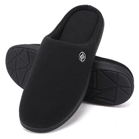 Varma vinterskor i bomull, dam, herr, platta, mjuka, halkfria, fluffiga tofflor