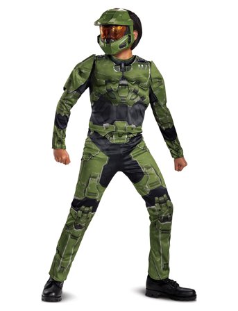 Disguise Master Chief Infinite Fancy Dress Intl - Green - 128